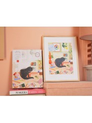 Peinture au Numéro - La Pause du Chat - La petite épicerie