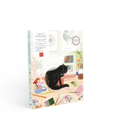 Peinture au Numéro - La Pause du Chat - La petite épicerie