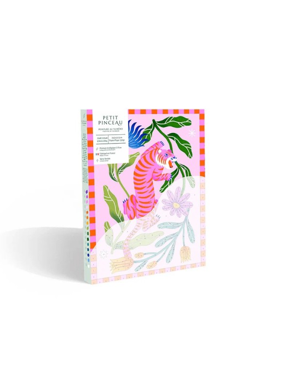 Peinture au Numéro - Tigre Fleuri - La petite épicerie