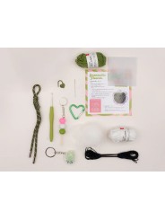 Kit DIY Crochet Bag Charms - Matcha Club - La petite épicerie