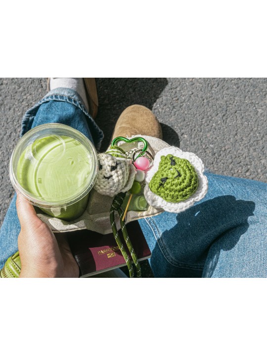 Kit DIY Crochet Bag Charms - Matcha Club - La petite épicerie