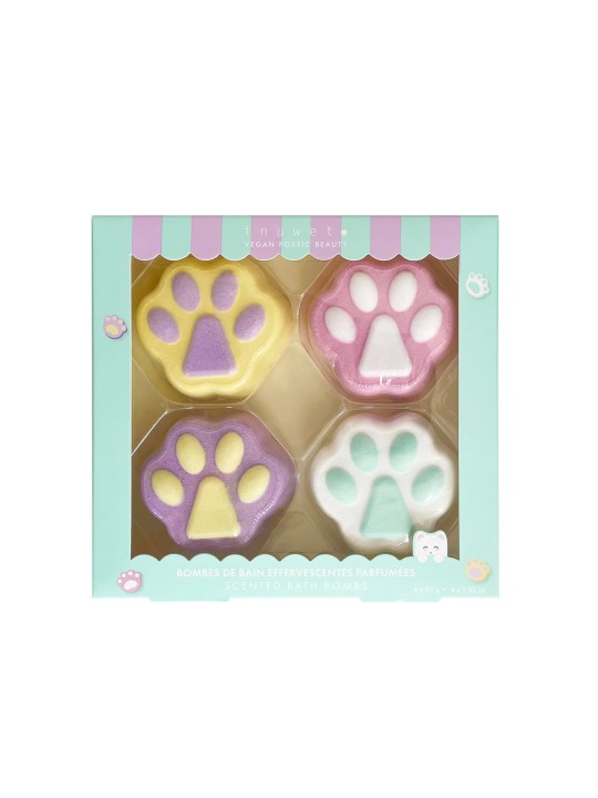 Coffret bombes de bain effervescentes Kitty - Inuwet