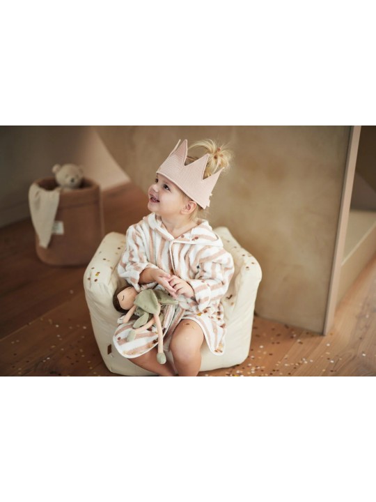Fauteuil Pouf Enfant coton - Ecru - Jollein