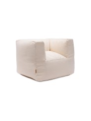 Fauteuil Pouf Enfant coton - Ecru - Jollein
