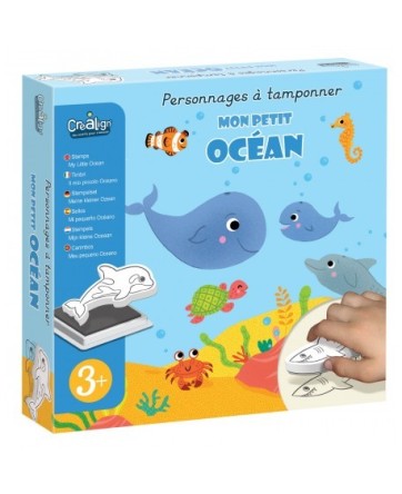 Personnages à tamponner : Mon Petit Océan - Créa Lign'