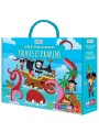 Livre et puzzle fantasy. Pirates et krakens - Sassi