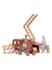 Camion de pompiers en bois - Little Dutch