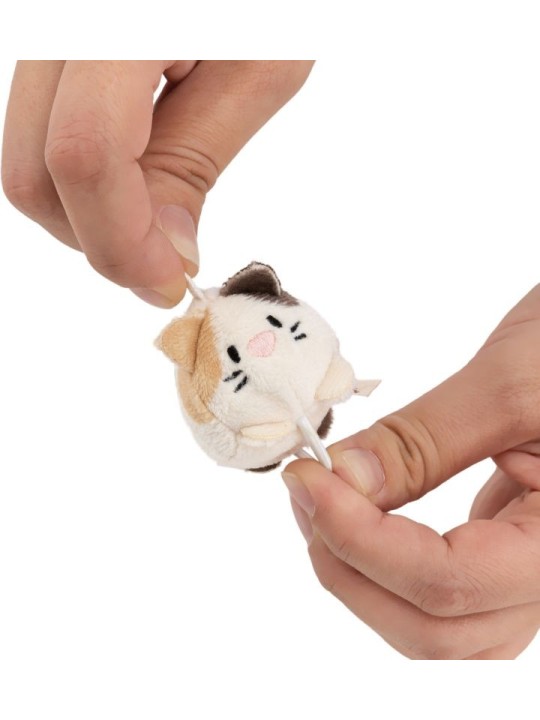 Chat en peluche Mymochi Minis couché en colère - NICI