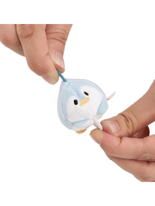 Peluche pingouin Mymochi Minis allongé, se dandinant - NICI