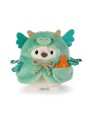 Peluche ours polaire Snano avec costume de flamme et de dragon - NICI