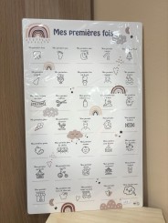 Tableau Mes premières fois - Arc-en-ciel - My&Dco