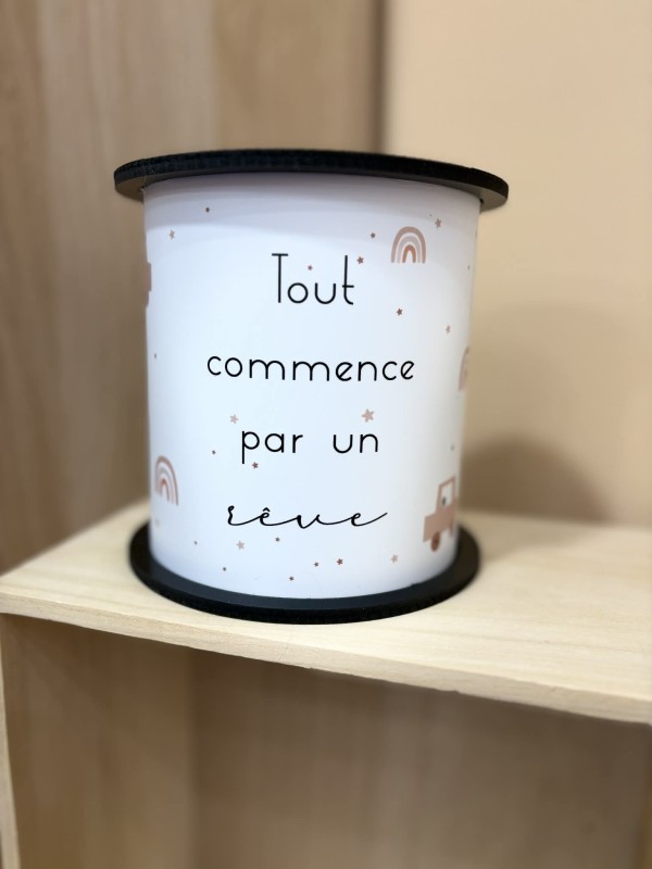 Veilleuse Tout commence par un rêve - Ours - My&Dco
