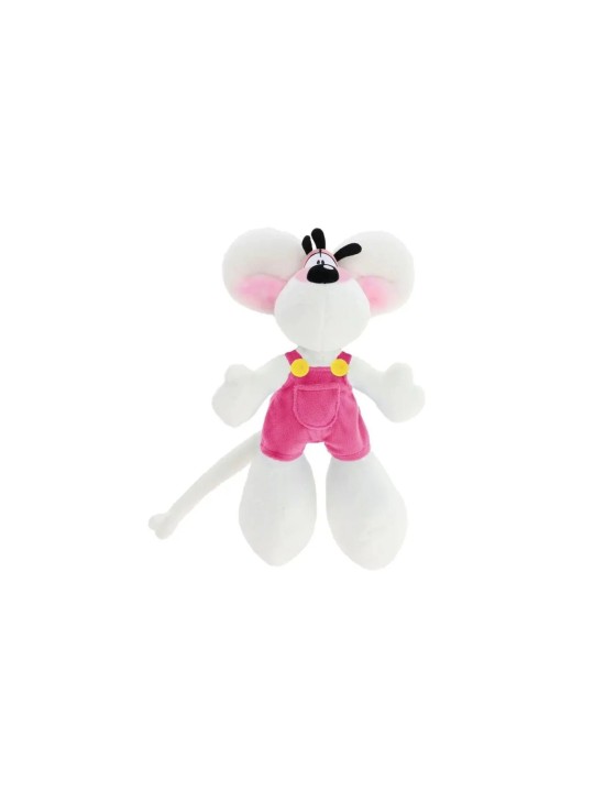 Peluche Diddl - Diddl salopette rose - 20cm