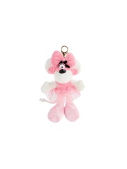 Porte-cles peluche Diddlina tutu rose 15cm