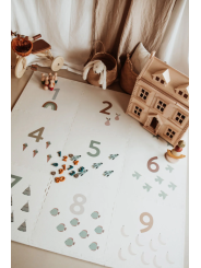 Tapis puzzle EEVAA 3-en-1 - Chiffres- Play&Go