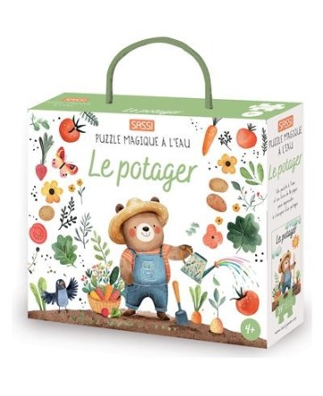 Puzzle magique à l'eau - Le potager - Sassi