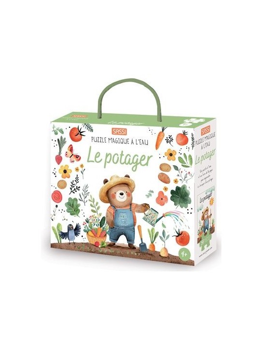 Puzzle magique à l'eau - Le potager - Sassi