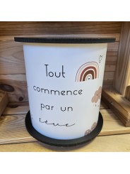 Veilleuse Tout commence par un rêve - Arc-en-ciel - My&Dco