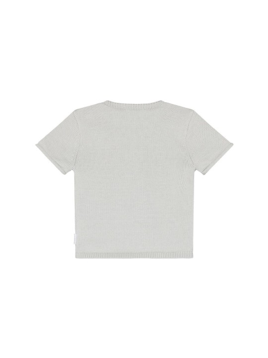 T-shirt manches courtes en mailles bleu - Noppies - SS26