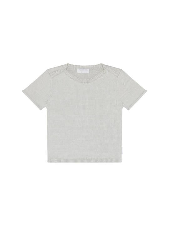 T-shirt manches courtes en mailles bleu - Noppies - SS26