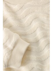 Pull en maille ondulée écru - Noppies - SS26