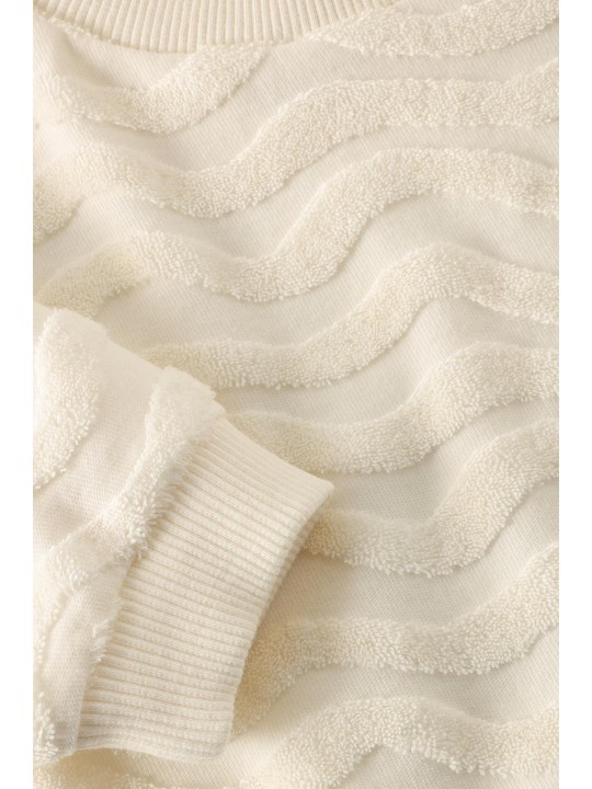 Pull en maille ondulée écru - Noppies - SS26