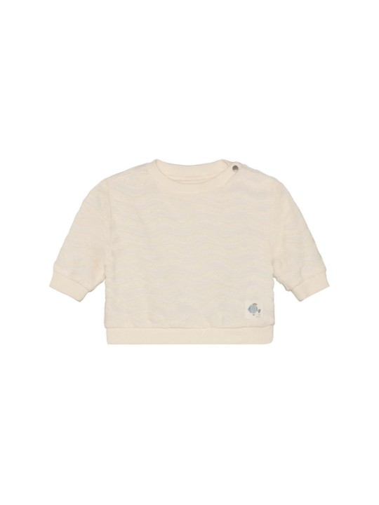 Pull en maille ondulée écru - Noppies - SS26