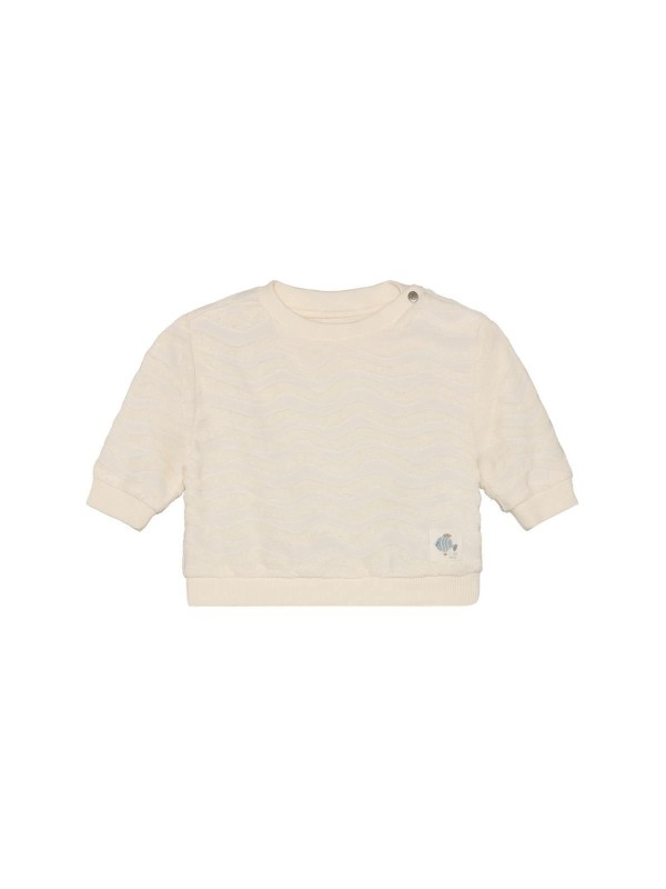 Pull en maille ondulée écru - Noppies - SS26