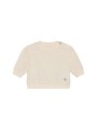 Pull en maille ondulée écru - Noppies - SS26