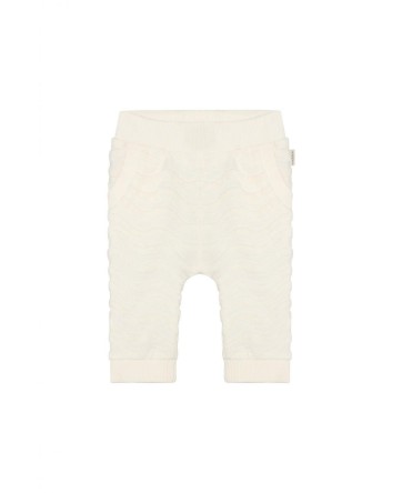 Pantalon en maille ondulée écru - Noppies - SS26