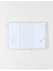 Protège carnet de santé en mousseline, écru - Noukie's