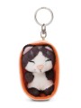 Porte-clés Sleeping Pets Cat noir et blanc  - NICI