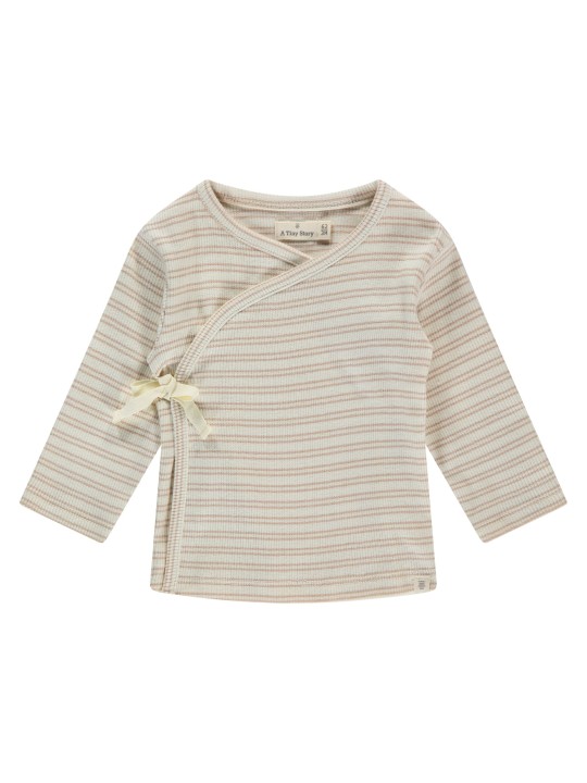 T-shirt cache-cœur manches longues - A Tiny Story - SS26