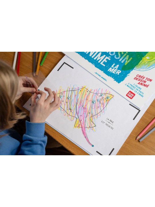 Cahier de dessin animé - La Mer - Blink Book