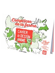 Cahier de dessin animé - Comptines de la ferme - Blink Book