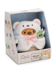 Peluche Hiro avec thé aux perles et costume d'ours polaire - NICI