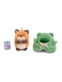 Peluche Fox Geeks avec costume de grenouille et jeu vidéo - NICI