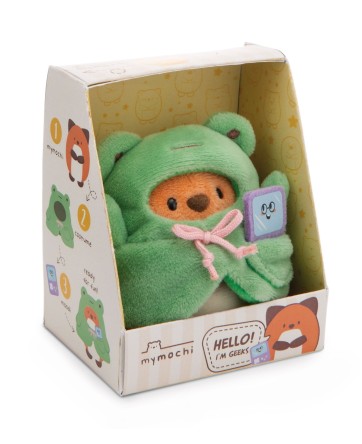 Peluche Fox Geeks avec costume de grenouille et jeu vidéo - NICI