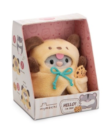 Peluche Hamster Shai avec biscuit et costume de chien - NICI