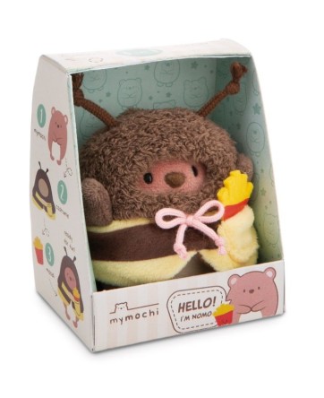 Peluche Ours Nomo avec frites et costume d'abeille - NICI