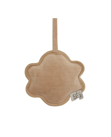 Attache tétine nuage velvet taupe - Bebe-jou