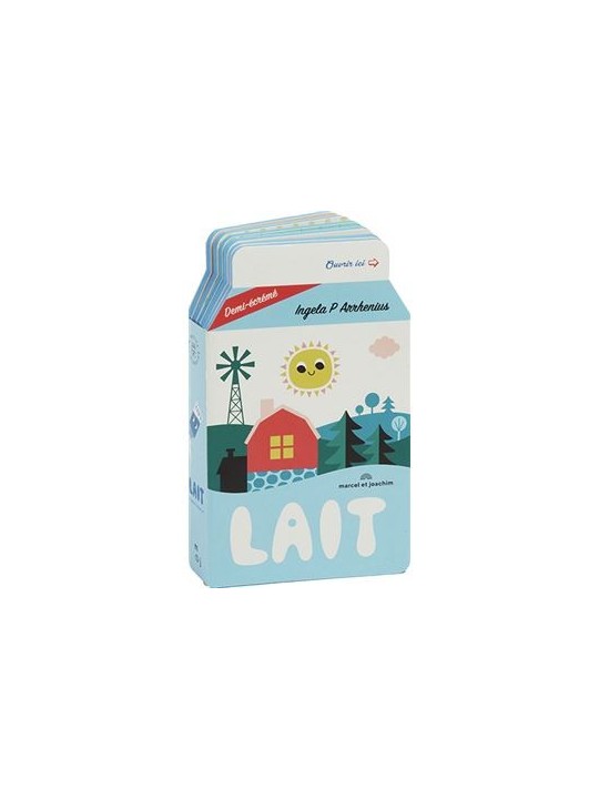 Lait - livre cartonné - Marcel et Joachim