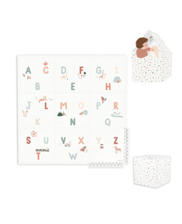 Tapis puzzle EEVAA 3-en-1 - Alphabet - Play&Go