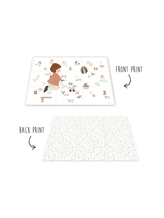 Tapis puzzle EEVAA 3-en-1 - Alphabet - Play&Go