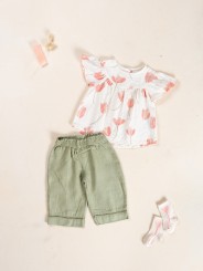 Pantalon lin - Play Up - SS26