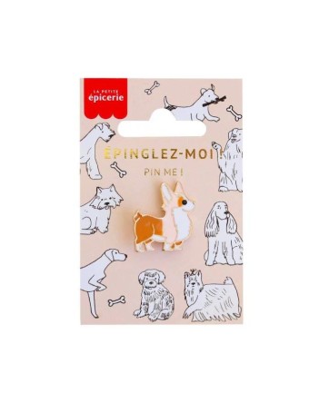 Pin's Corgi - La petite épicerie