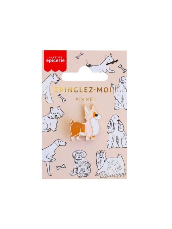 Pin's Corgi - La petite épicerie