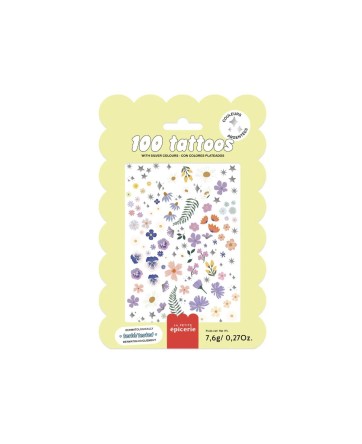 Pochette de Tattoos - Fleurs - La petite épicerie