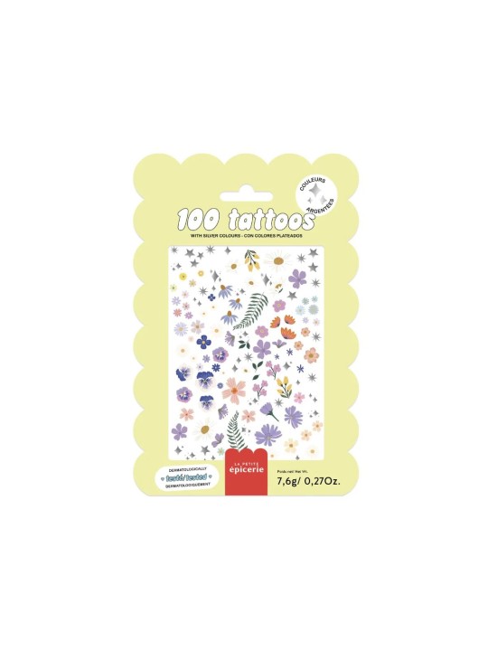 Pochette de Tattoos - Fleurs - La petite épicerie