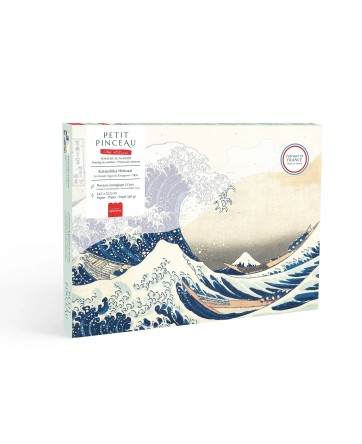 Peinture au Numéro - Katsushika Hokusai - La grande vague de Kanagava - La petite épicerie